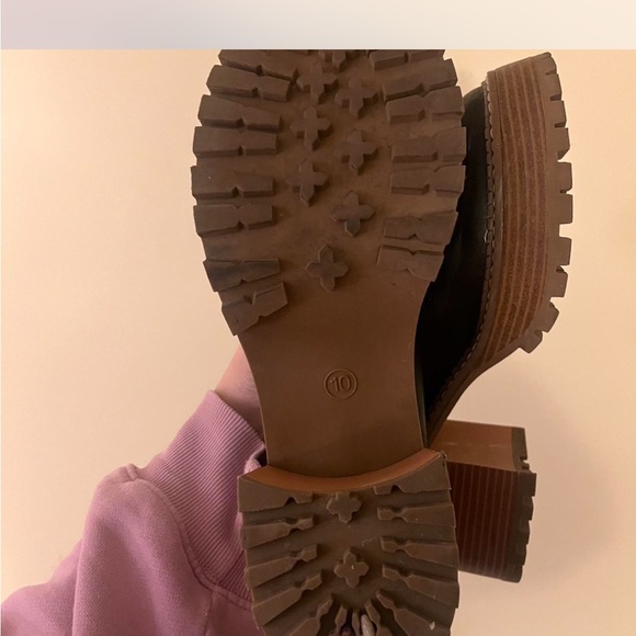 Chunky Black Loafers - Picture 5 of 6